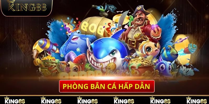 phòng game của siêu phẩm H5 săn cá